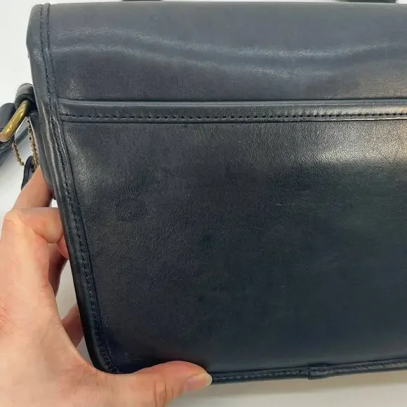 Vintage Coach Kent Bag 9916 Navy USA